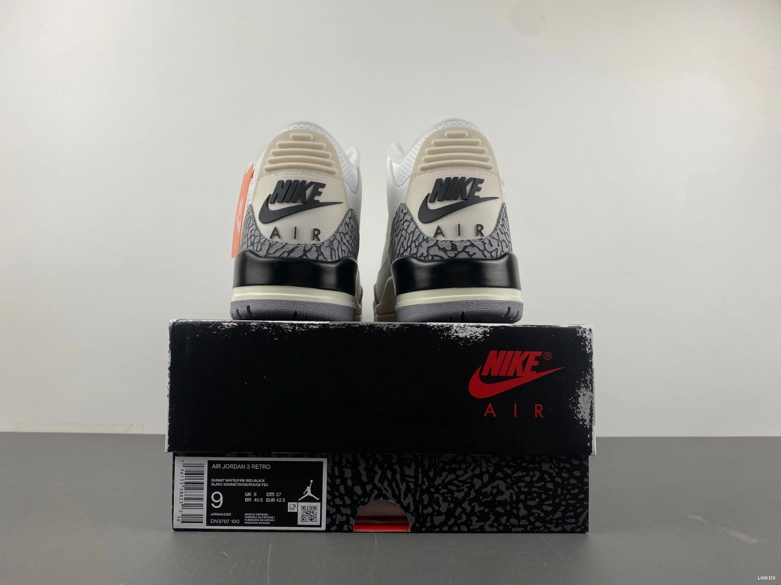 Rep jordan Retro Air  'White DN3707-100 Cement' 3 0521